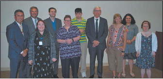 Gov. Tony Evers Attends  Project SEARCH Ceremony  At St. Joseph’s Hospital