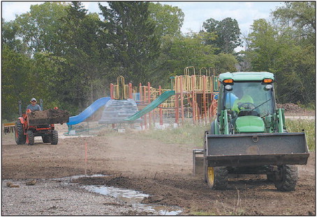 Grass Planted  At Reigle Family  Park