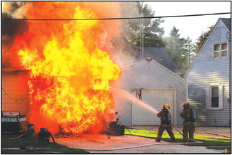 No Injuries Following Home Garage Fire Near Discher Park