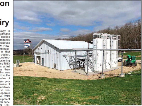 RNG Production  Begins At  Clover Hill Dairy