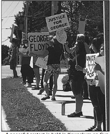 Peaceful Protest Held In Kewaskum