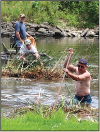 The Bog Boys Of Summer, Locals  Open Waterway Under Horicon Bridge