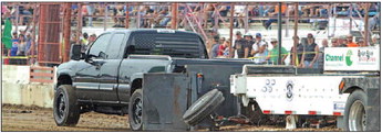 Pernat Haase Meats 4WD Truck Pull  Promises a Smashing Finish to Fair