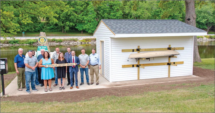 Mayville Rotary Expands Kayak Launch