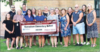 Kewaskum Elementary  Achieves Project ADAM  Heart Safe School  Designation