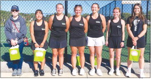 Kewaskum Girls Tennis Defeats Kiel on Senior Day