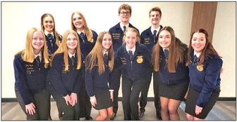 Lomira Alum Parker Litterick  Reflects as an FFA State Officer