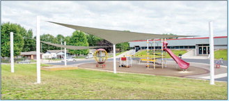 Mayville School District  Enhances MES Playground  with New Shade