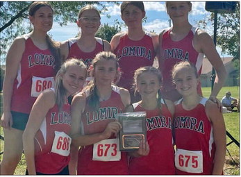 Lomira Girls Cross Country Strides to Second Place Finishes at Berlin and Ripon