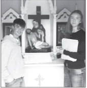 Two Rodenkirch Students from Germany Visit St. Michael’s