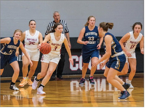 Mayville Varsity Girls Basketball Triumphs in Season   Opener Against Chesterton Academy