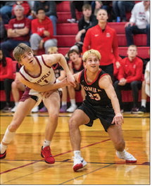 Lomira Boys Basketball Outlasts  Mayville in Conference Matchup